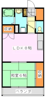 ヒルズ大森台マンション【1階】の間取り