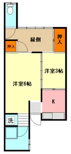 福岡県中間市池田1【一戸建】の間取り