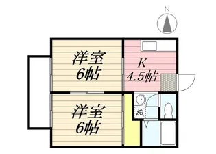 ファミールコート【2階】の間取り