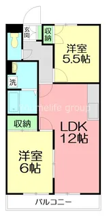 Triplet(トリプレット)【2階】の間取り