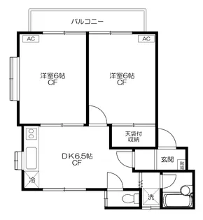 東京都世田谷区池尻2【アパート】の間取り