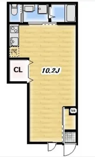 Olive Terrace高ヶ坂【1階】の間取り