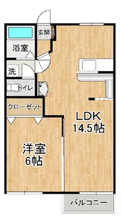 ヴェイル松代A・B【2階】の間取り