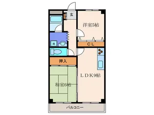 ヴィラトヨナカ【3階】の間取り