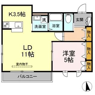 Lucir Shirokanedai ルシール白金台【2階】の間取り