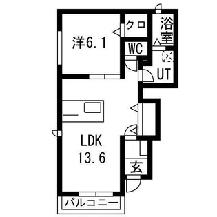 Ohana【1階】の間取り