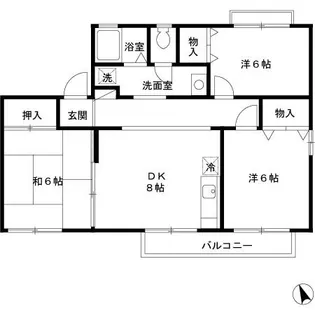 ウィステリアおゆみ野 A・B・C【2階】の間取り