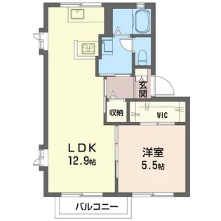 グリーンベール内田【2階】の間取り