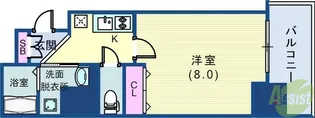 ララプレイス三宮ルミナージュ【12階】の間取り