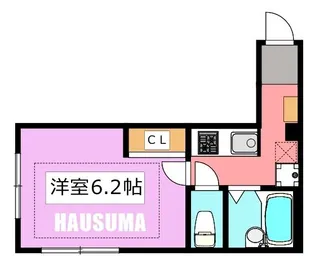 ASANTE滝野川【1階】の間取り