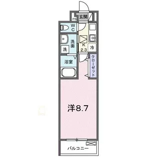 山口県下松市潮音町5【アパート】の間取り