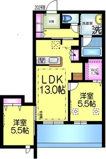 千葉県柏市千代田1【マンション】の間取り