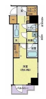 ラグディア芝公園【3階】の間取り