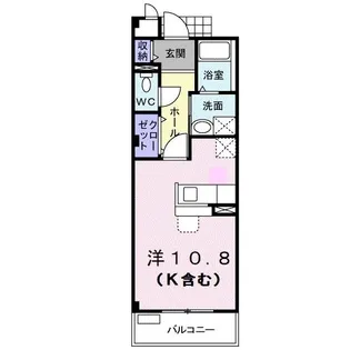 京都府京都市中京区西ノ京南大炊御門町【マンション】の間取り