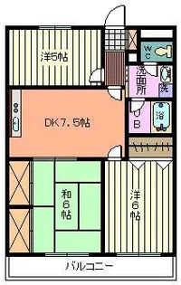 ベルメゾンツチヤ【3階】の間取り