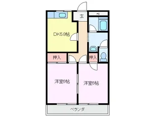 ファーストハイツ【1階】の間取り