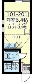 ユナイト?風浦トレンティーノ【2階】の間取り