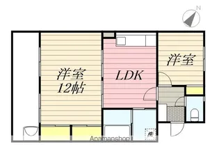エメラルドマンション箱崎III【5階】の間取り