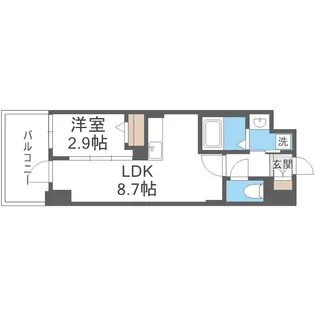 福岡県福岡市博多区奈良屋町【マンション】の間取り