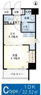大阪府大阪市北区本庄東1【マンション】の間取り
