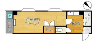 ソレイユメゾーン王子【1階】の間取り