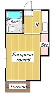 メゾン岡【1階】の間取り