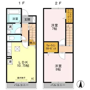 ボヌールの間取り