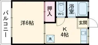 みどりハイツ【3階】の間取り