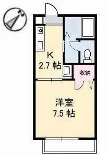 ノースヴェレッジ A棟【1階】の間取り