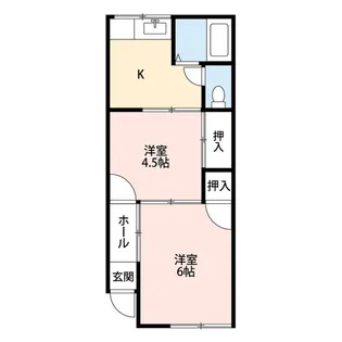 新潟県新潟市秋葉区新津本町4【アパート】の間取り