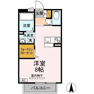 レナフレール【1階】の間取り