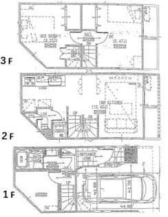 東京都渋谷区恵比寿2【一戸建】の間取り