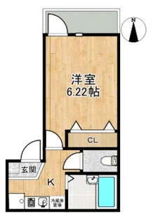 千葉県松戸市二ツ木【アパート】の間取り