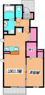 シテラデューズB【1階】の間取り