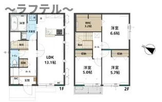 埼玉県所沢市宮本町1【一戸建】の間取り
