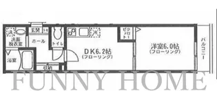 東京都世田谷区下馬6【アパート】の間取り