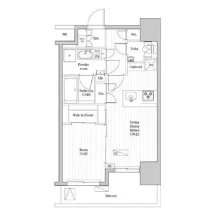 オーパスレジデンス武蔵小山【3階】の間取り