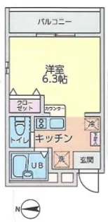アーク立教通り【2階】の間取り