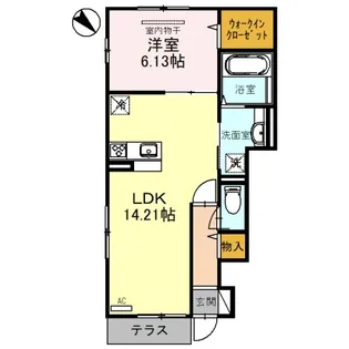 ヴィラグレイス【1階】の間取り