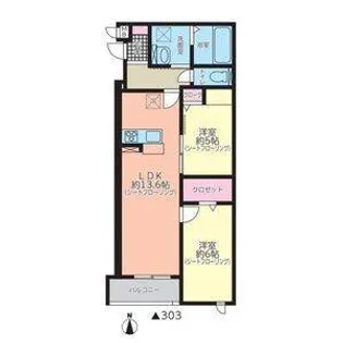 MOCXION MEIJO【2階】の間取り