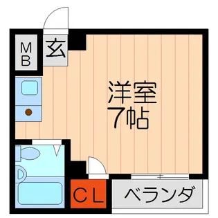 ムーンライズ【4階】の間取り