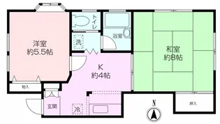 アミューズ磯子壱番館【1階】の間取り