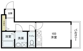 グランディール睦町【3階】の間取り