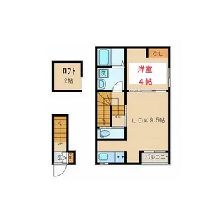 CASA VITA【2階】の間取り