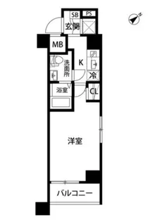 東京都世田谷区代田3【マンション】の間取り