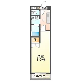 江戸橋利平治マンション【3階】の間取り