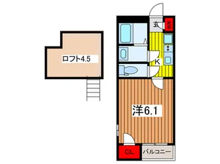 アルコバレーノ浦和【2階】の間取り