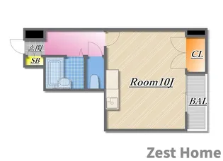 フレームコート43【1階】の間取り