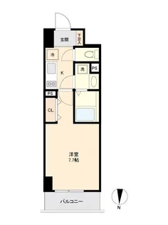 東京都墨田区立川2【マンション】の間取り