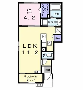 Pote(ポテ)【1階】の間取り